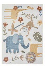 Conceptum Alfombra Bohem Kids Zoo Multicolor 200 x 290 cm